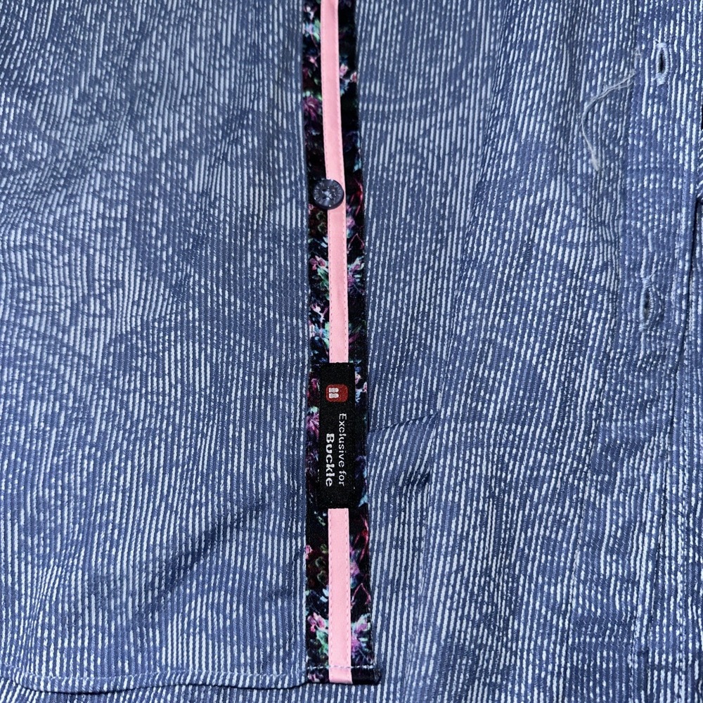 Eight X Men's Slim Fit Floral Paisley W/ Pink And Vibrant Floral Accent Sz XL - Picture 4 of 9
